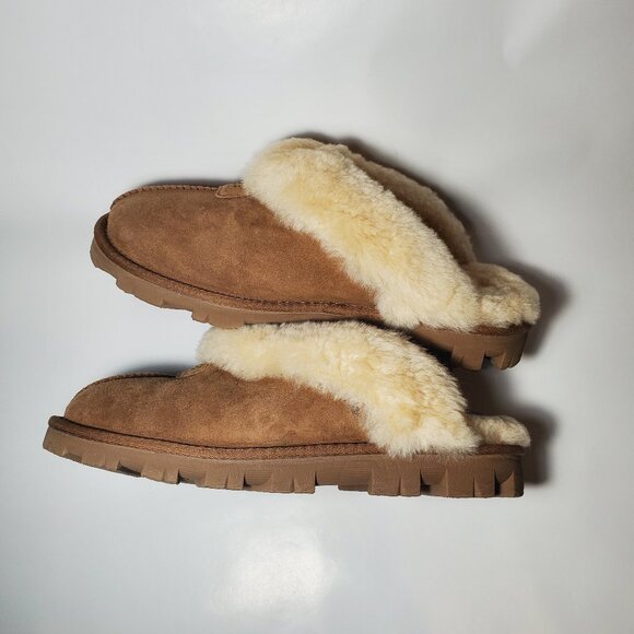NWOB UGG Size 8 Women’s Coquette Slipper Shoes Chestnut - Picture 5 of 9
